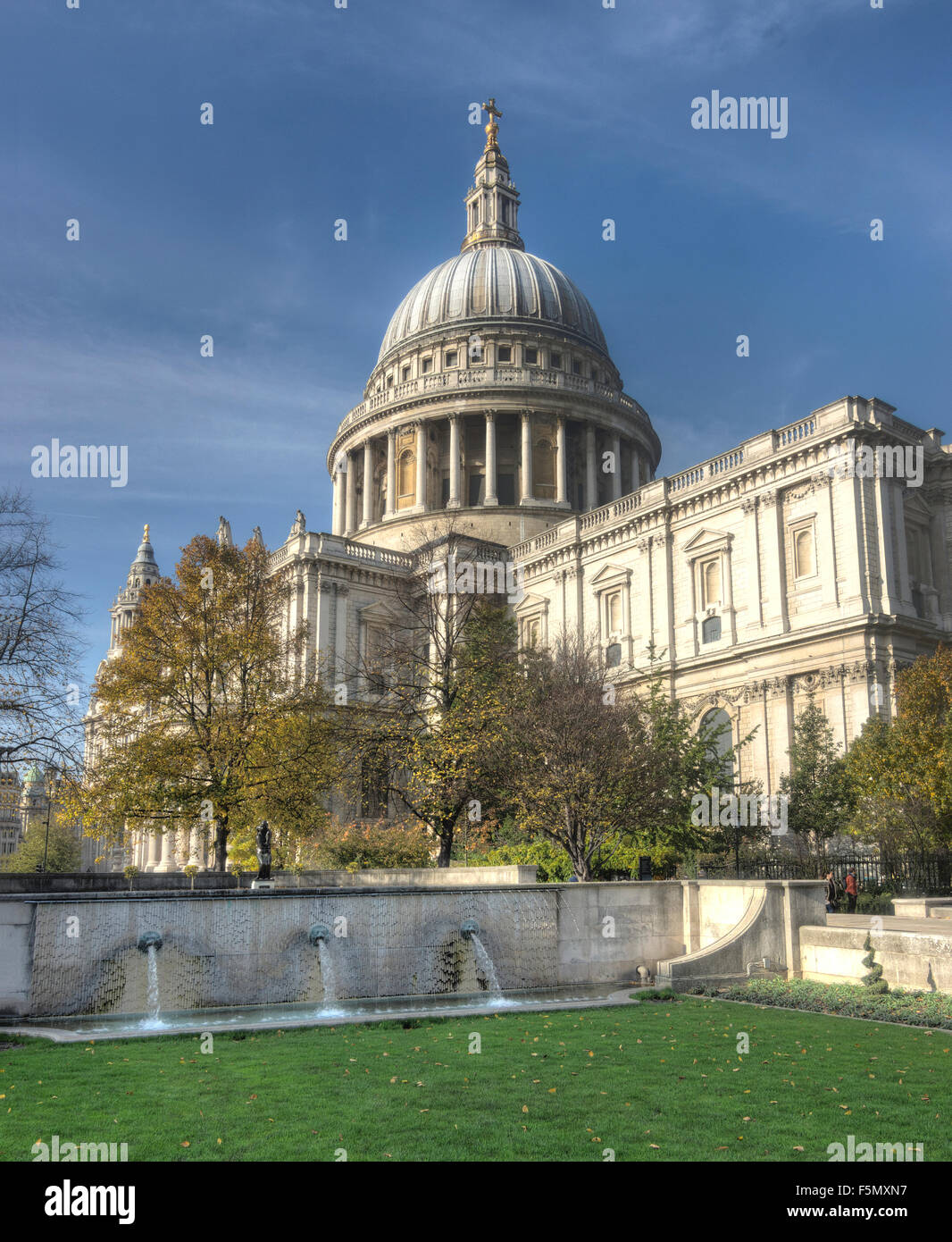 La Cattedrale di St Paul, Londra. Chiesa di Londra Foto Stock