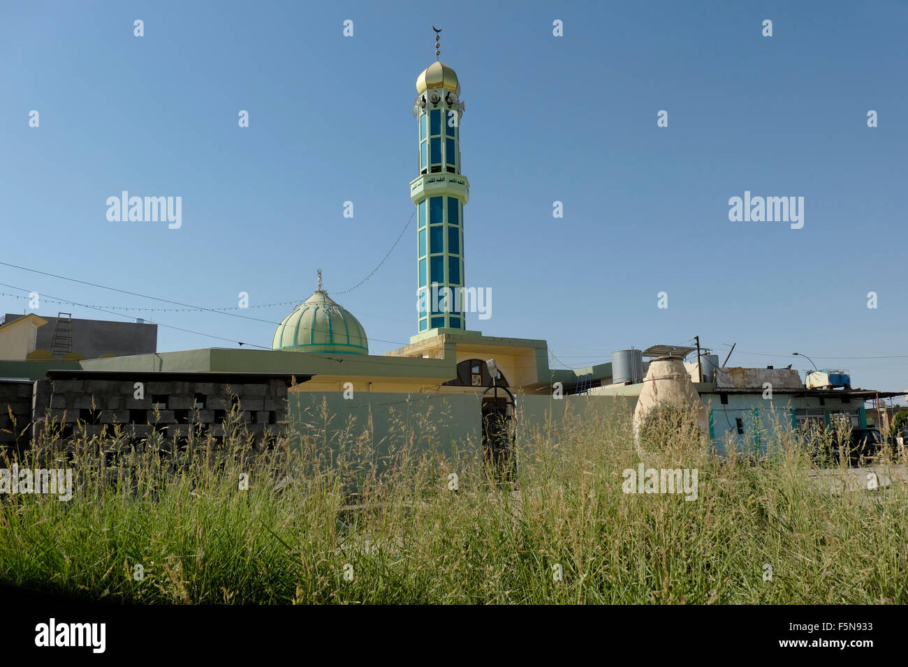 Una moschea in Sulaymaniyah anche chiamato anche Slemani, una città nel Kurdistan iracheno nella parte nord-orientale dell'Iraq Foto Stock