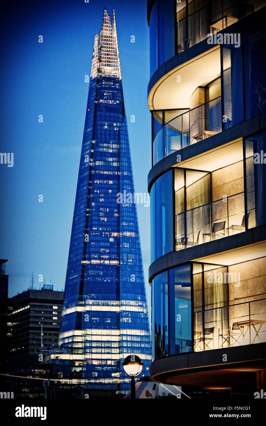 La Shard tower Londra Inghilterra REGNO UNITO Foto Stock