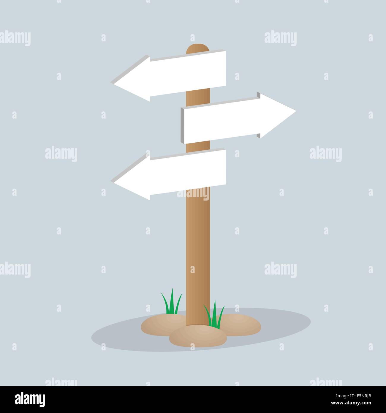 Freccia di direzione segno, vettore EPS10 Illustrazione Vettoriale