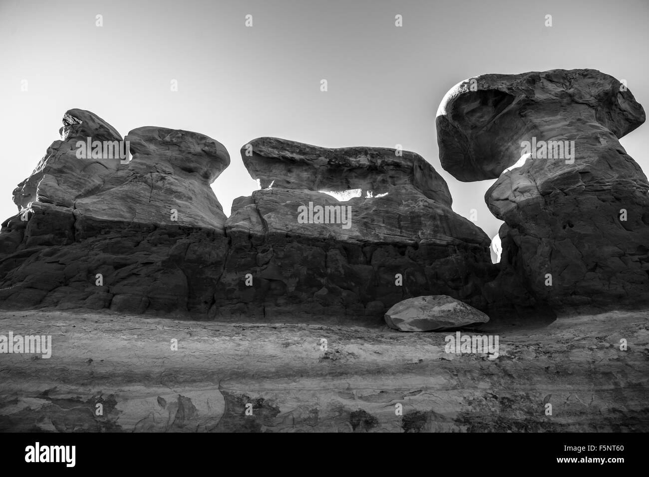 Il Diavolo"​s giardino del Grand Staircase-Escalante monumento nazionale Foto Stock
