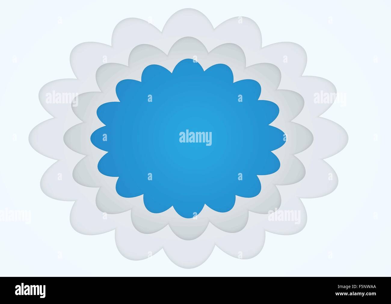 Cornice immagine forma cloud, vettore EPS10 Illustrazione Vettoriale