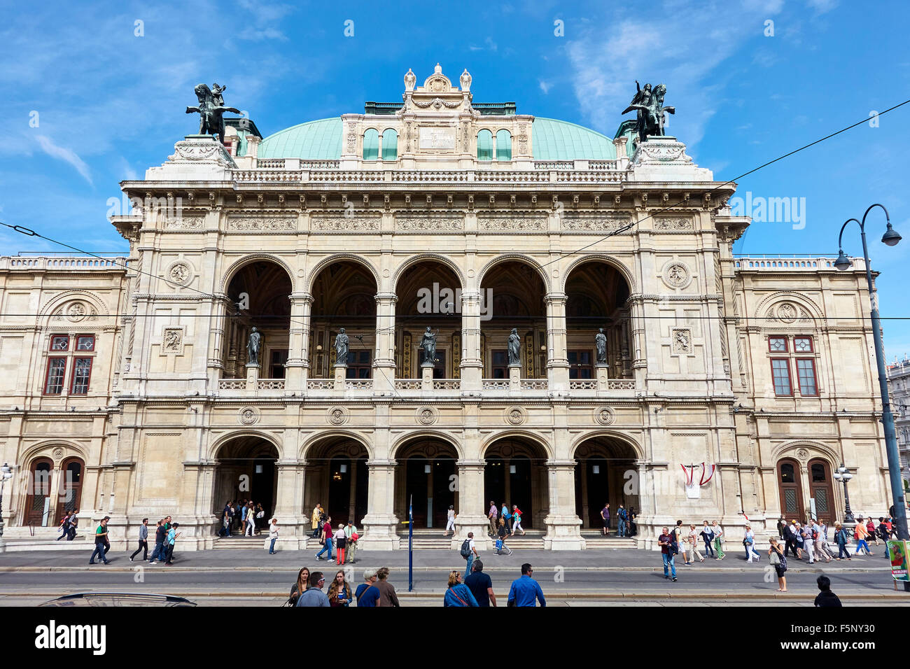 Opera di Stato di Vienna Wiener Staatsoper House, Austria Foto Stock