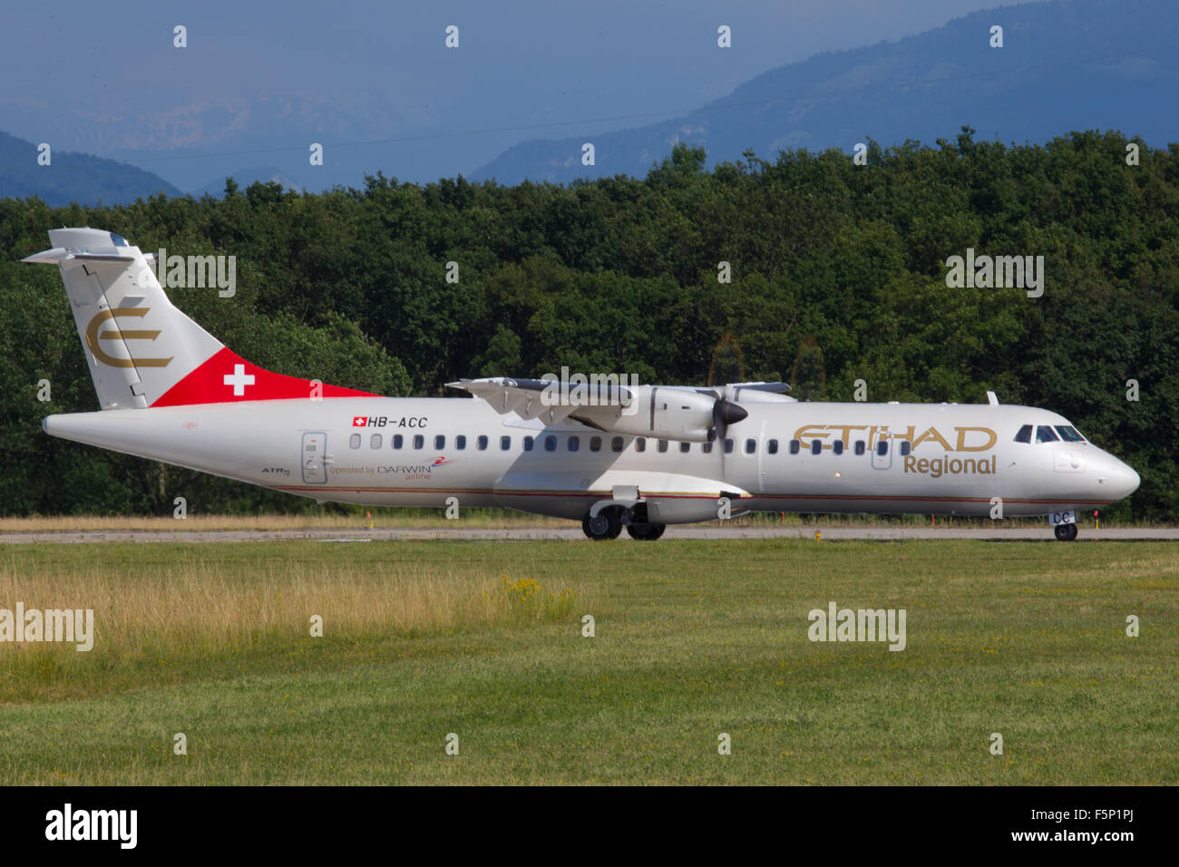 Etihad regionale ATR72 Foto Stock