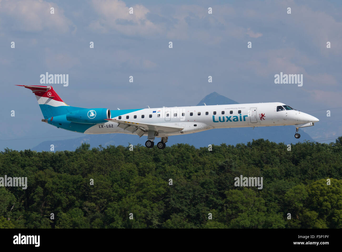 Luxair Embraer Foto Stock