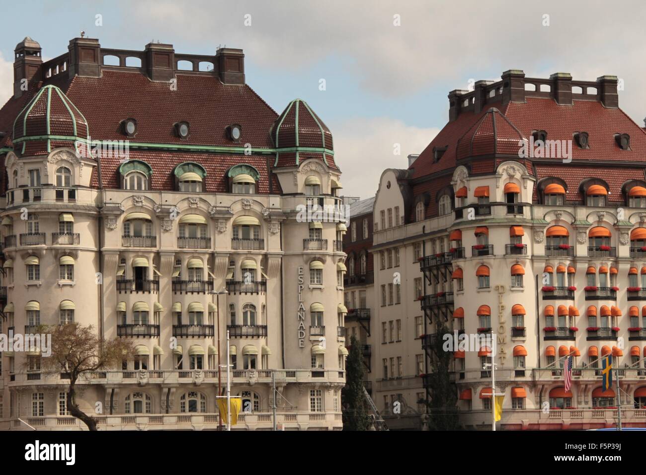 Palazzi Ottocenteschi a Stoccolma Foto Stock