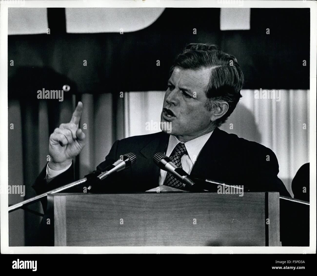 1980 - Edward Moore ''Ted'' Kennedy © Keystone Pictures USA/ZUMAPRESS.com/Alamy Live News Foto Stock
