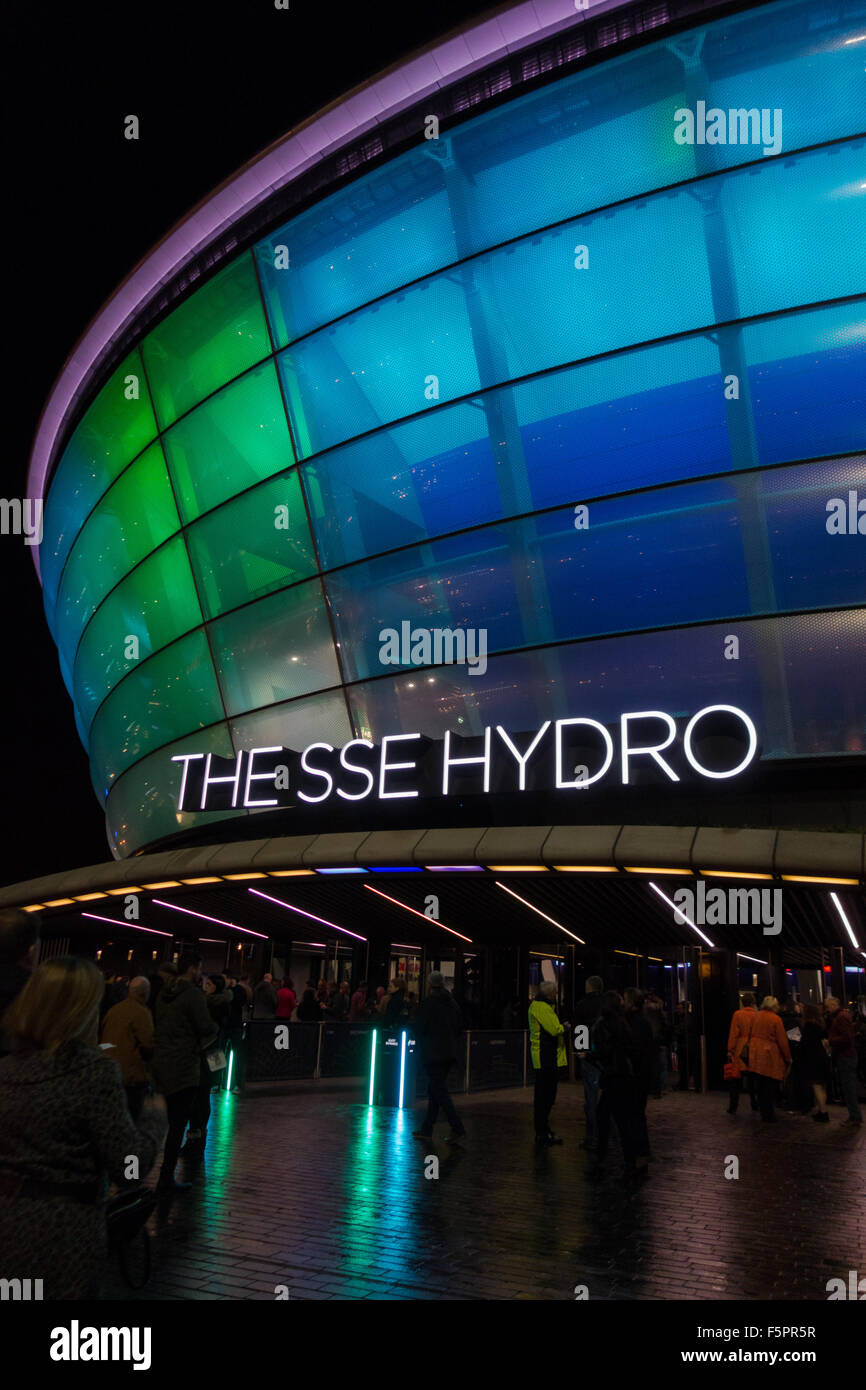 Il SSE idro musica e intrattenimento stadium, Glasgow, Scotland, Regno Unito Foto Stock
