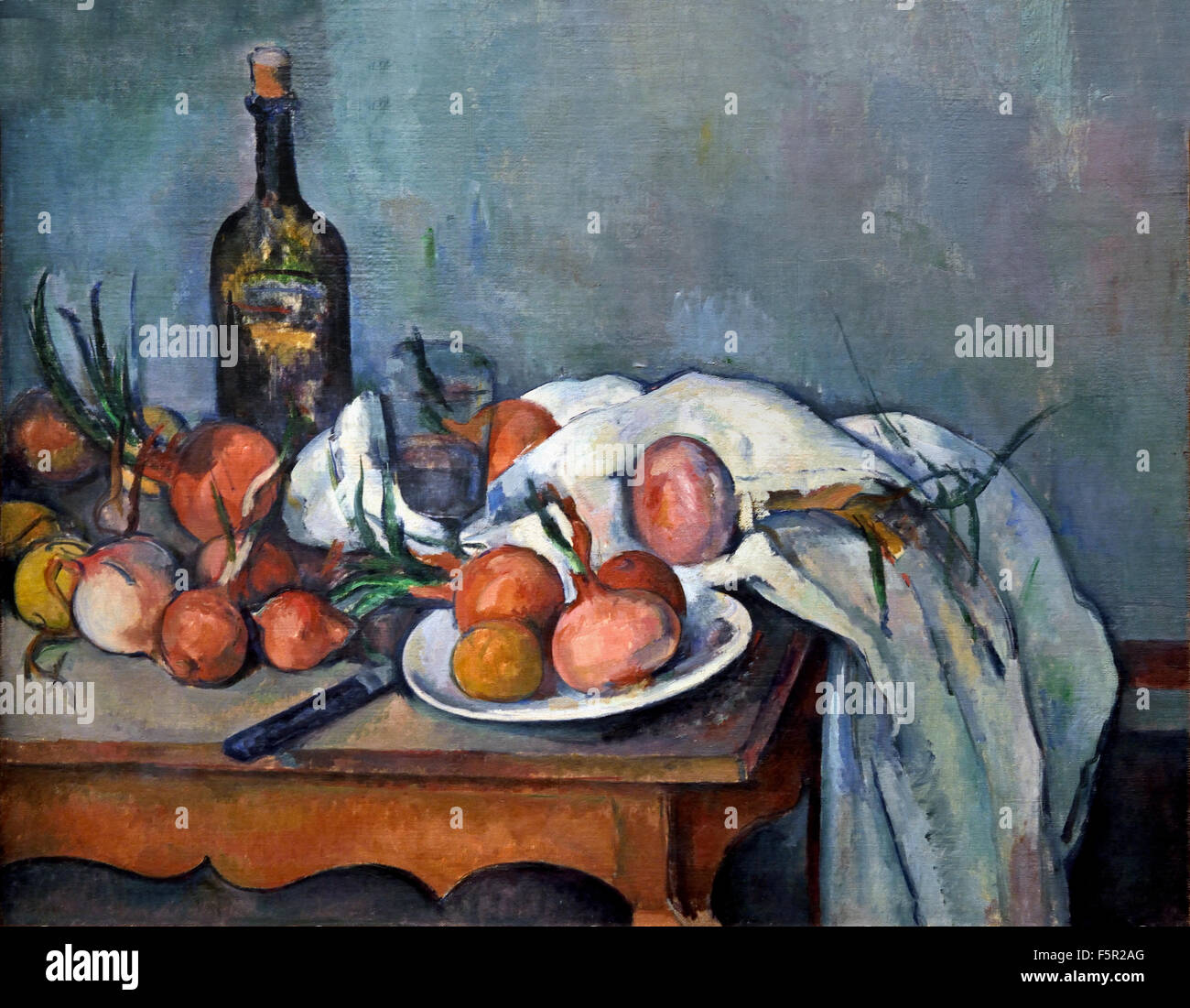 Nature morte aux oignons - ancora in vita con le cipolle 1896 - 1898 Paul Cézanne 1839-1906 Francia - Francese Foto Stock