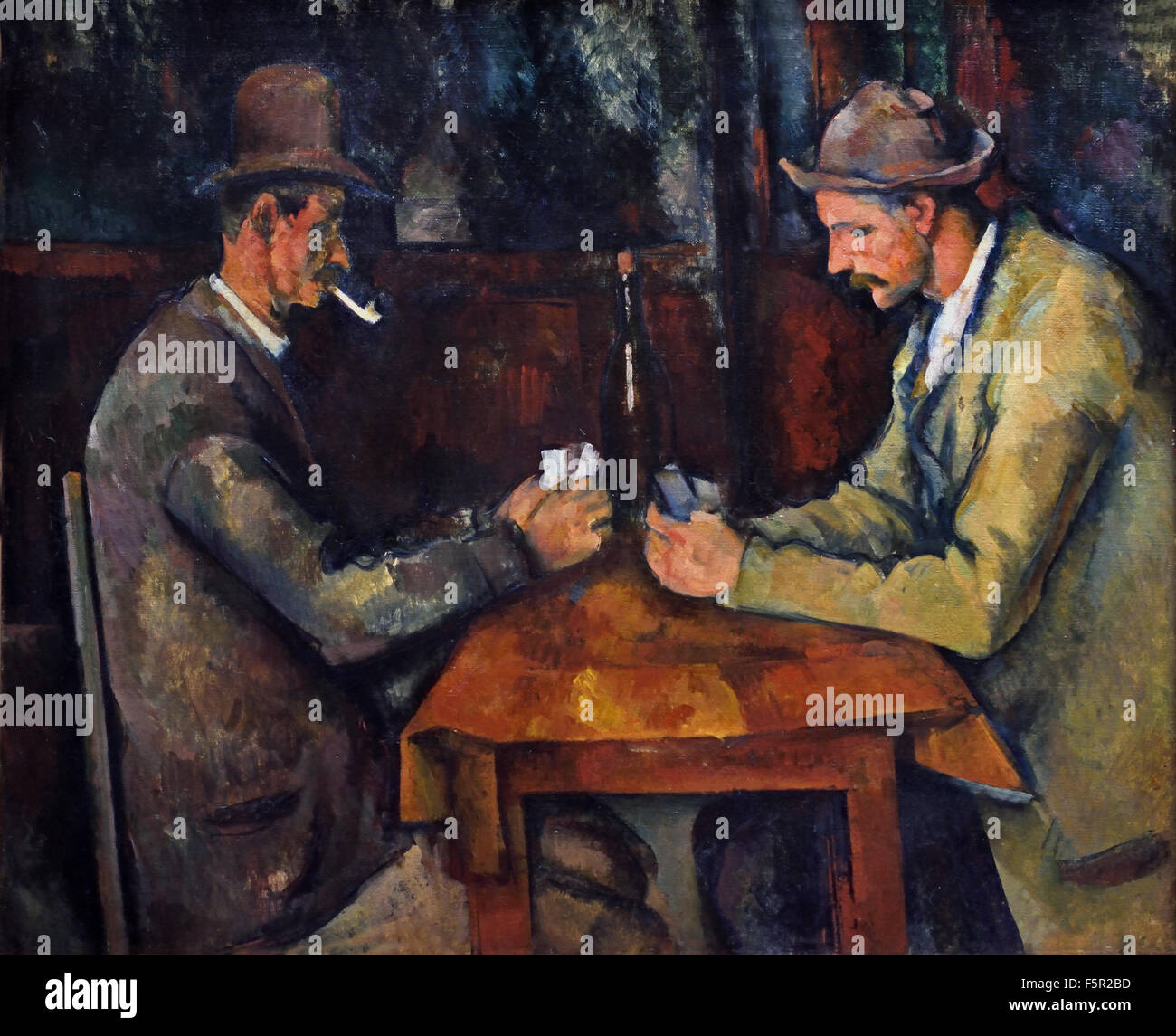 Les Joueurs de cartes Card Player 1890 - 1895 Paul Cézanne 1839-1906 Francia - Francese Foto Stock
