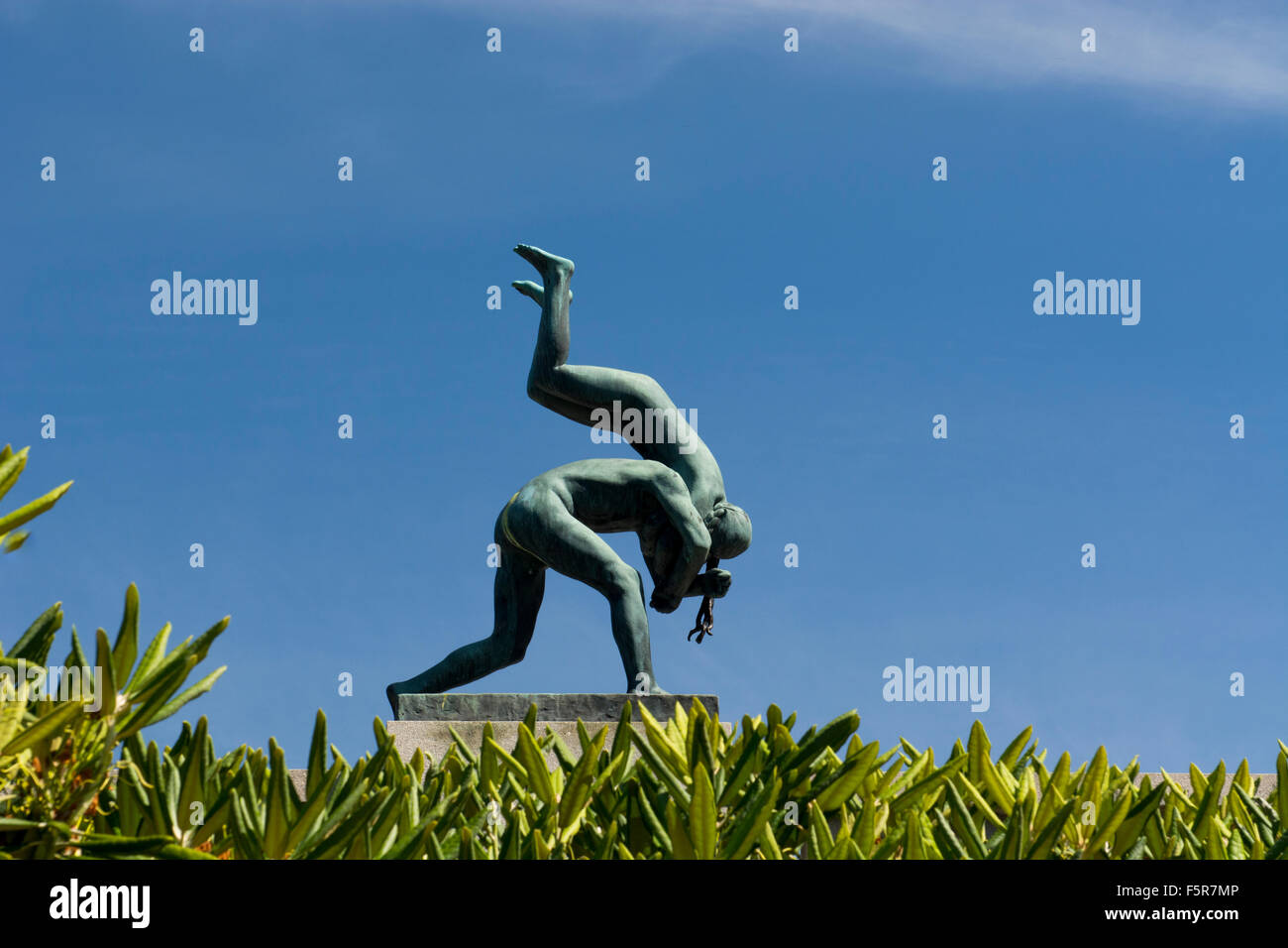 Norvegia, Oslo. Il parco Vigeland (aka Vigelandsparken o Frogner Park). Uno di Norvegia le attrazioni più popolari Foto Stock