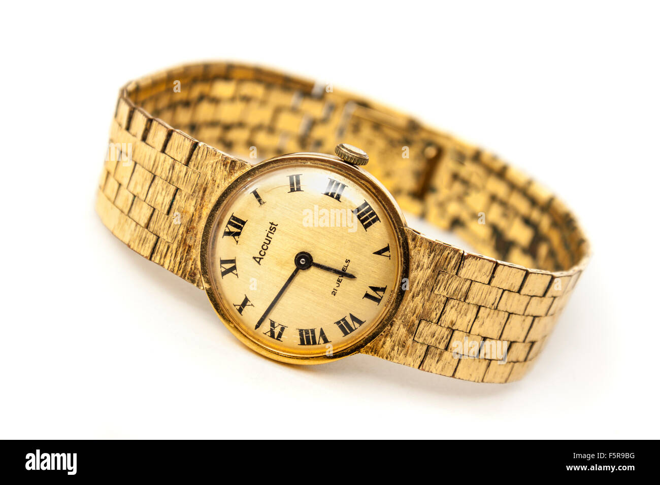 Vintage Swiss orologio da donna da Accurist (21 gioielli) Foto Stock