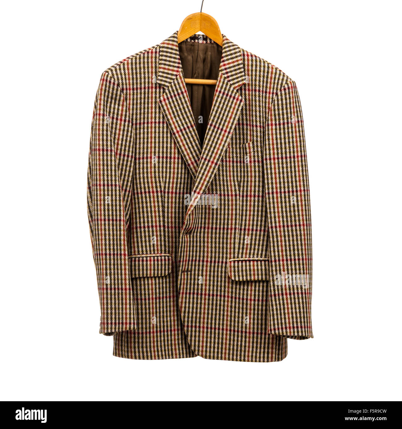 Vintage primi anni sessanta " Golden talismano' Scottish tweed jacket, progettato da Sir Edwin) Hardy Amies e realizzato da Hepworths. Foto Stock