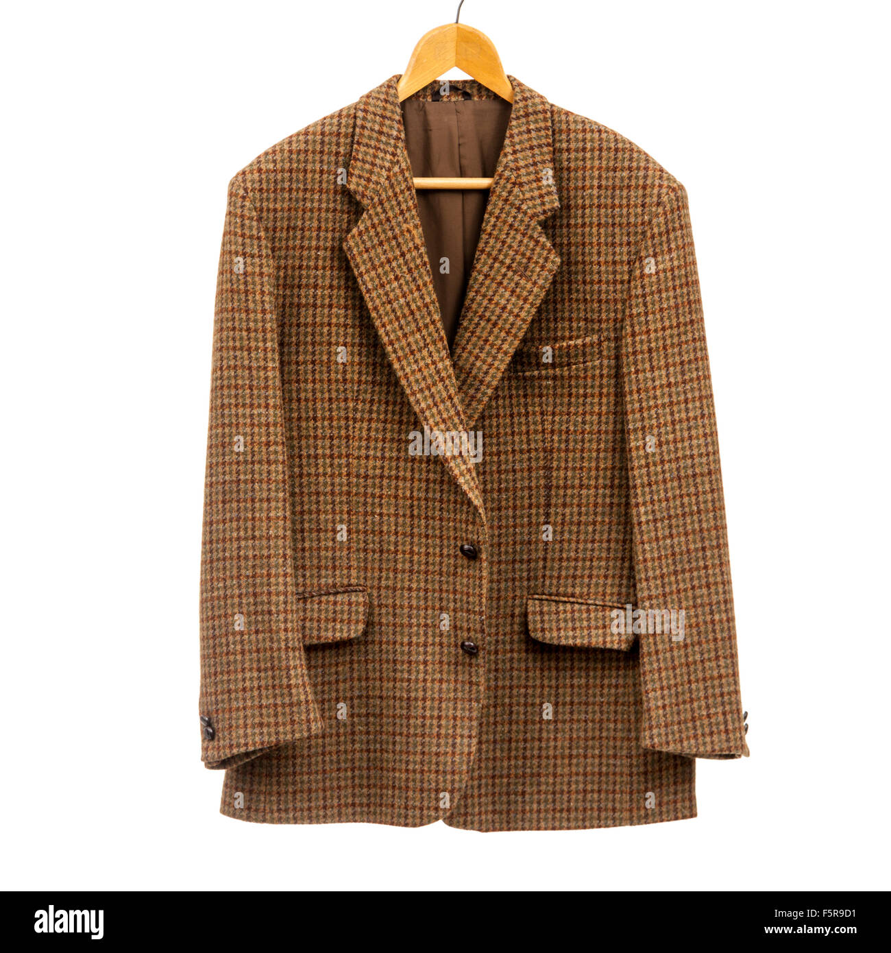 Vintage primi anni sessanta Harris Tweed camicia (100% pura lana) da Pitlochry Countrywear, tessuta a mano nelle Ebridi Esterne. Foto Stock