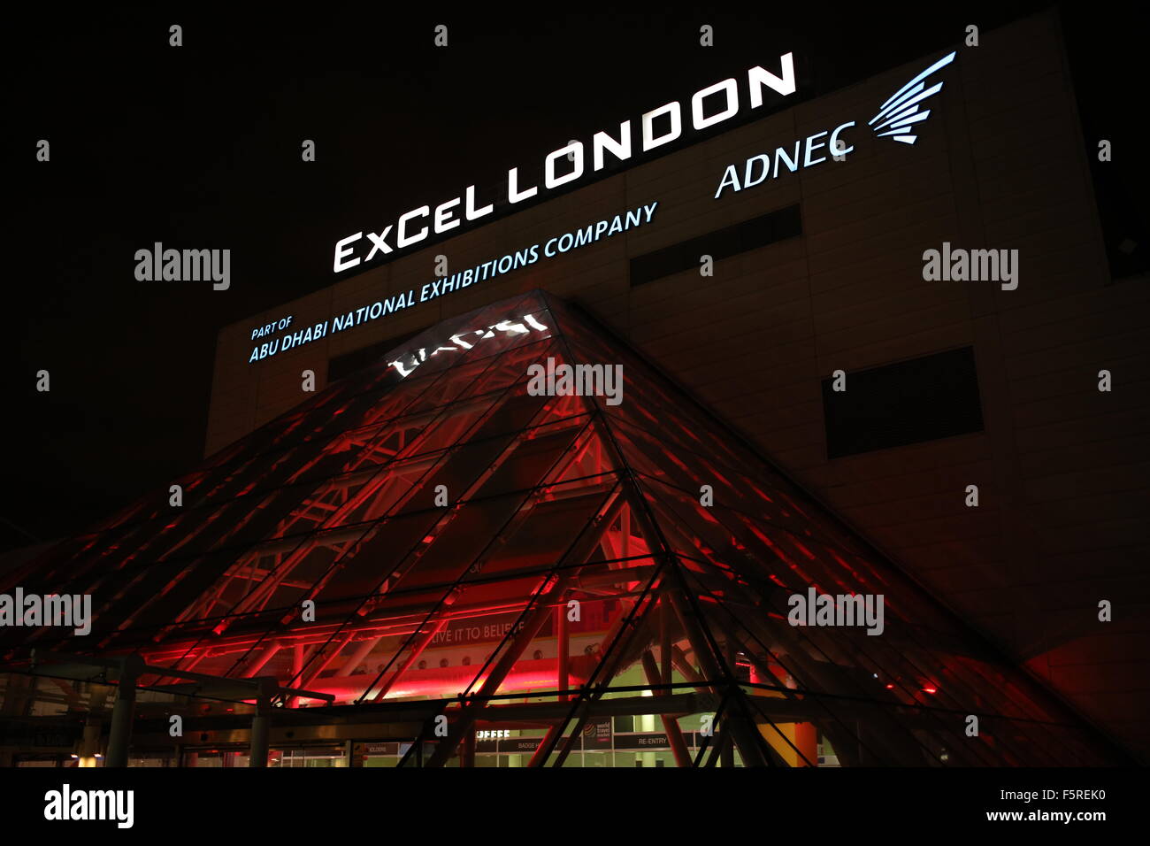 L'ExCel di Londra Foto Stock