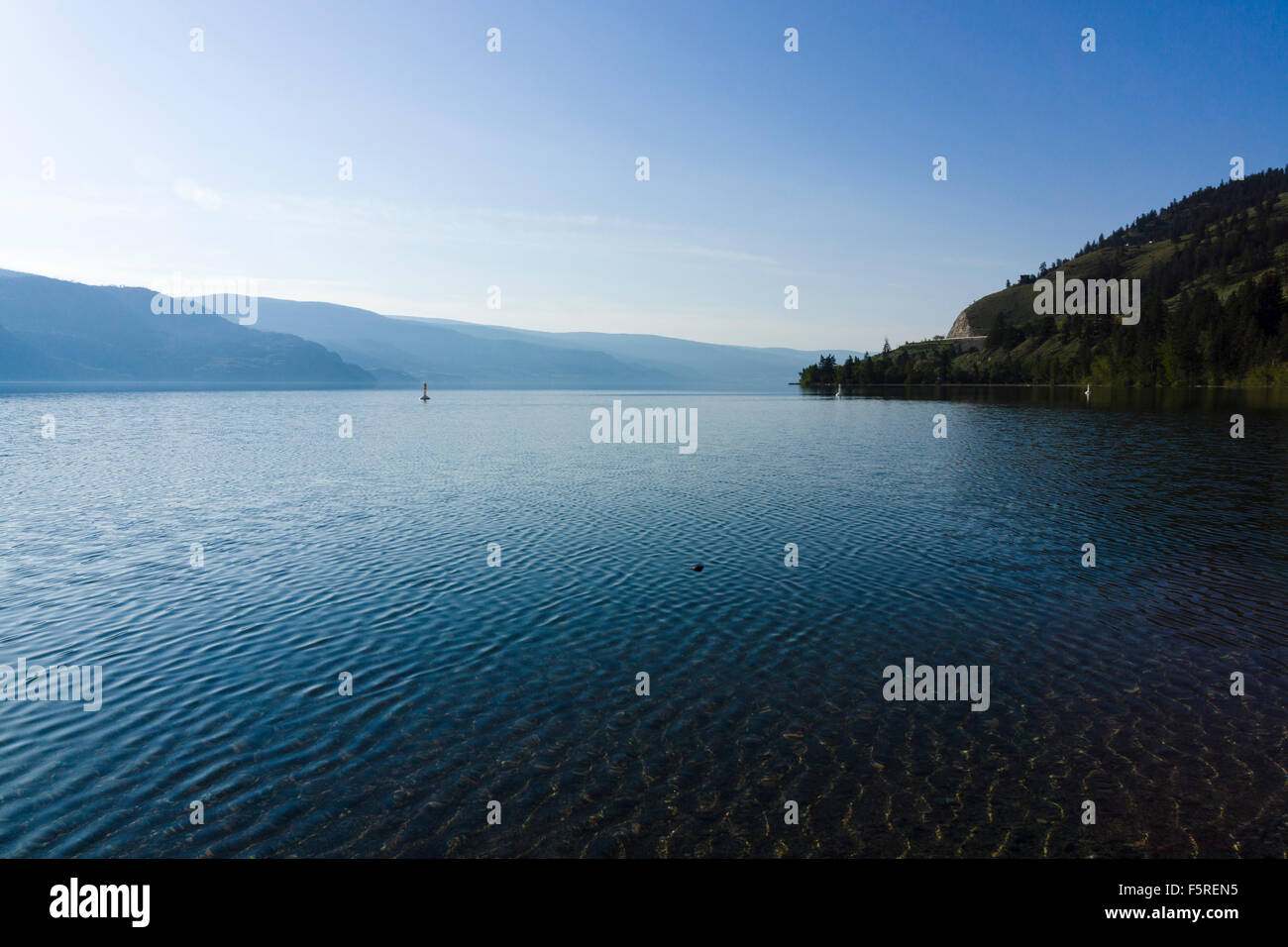 Lago Okanagan Parco Provinciale, British Columbia, Canada. Foto Stock