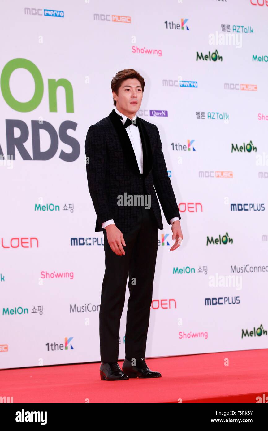 Il tappeto rosso del 2015 Melone Music Awards a Seul, in Corea del Sud il 07 novembre, 2015.(Cina e Corea del Sud) Foto Stock