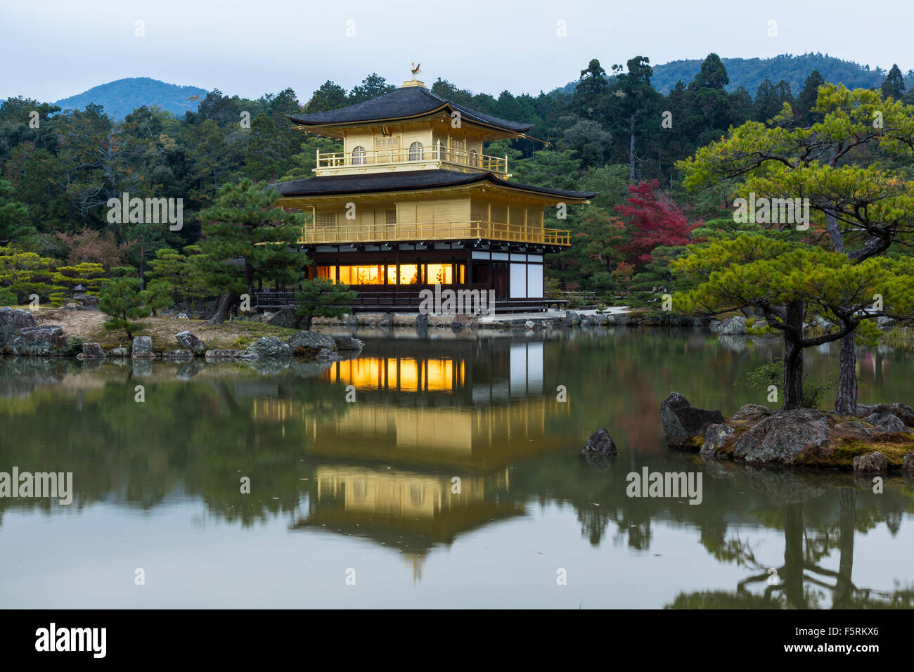 Kinkaku-ji il tempio di Kyoto Foto Stock