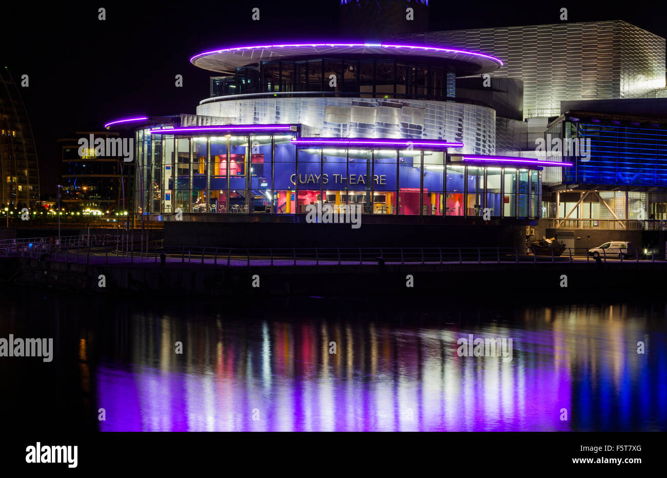 Il Quays Theatre, Salford Quays Foto Stock