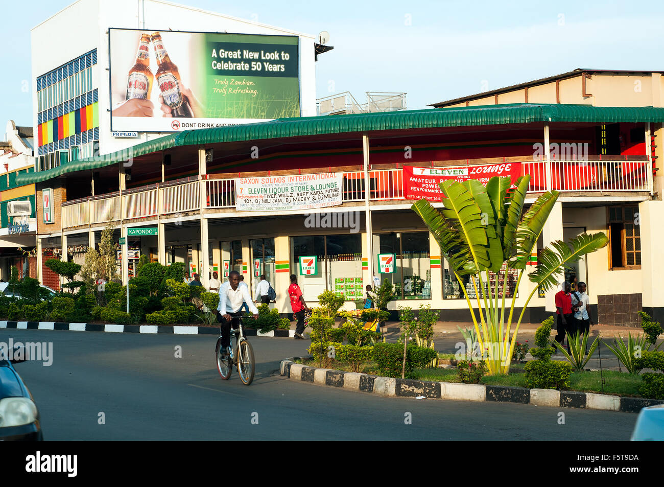 Mosi-Oa-Tunya Road, Livingstone, Zambia Foto Stock