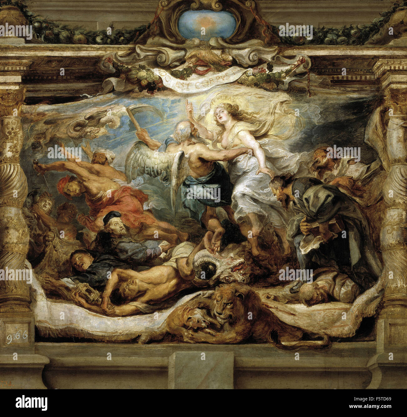 Peter Paul Rubens - La Victoria de la Verdad sobre la Herejía Foto Stock