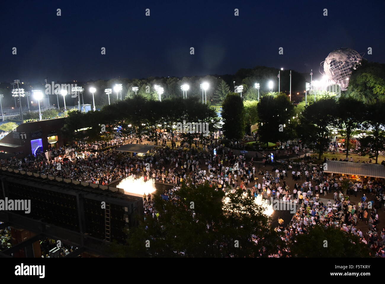 2015 US Open Tennis - Giorno 9 dotata di: stadio dove: Flushing Meadows Park, New York, Stati Uniti quando: 08 Set 2015 Foto Stock