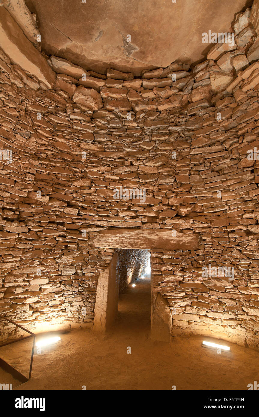 Dolmen El Romeral (1800 BC), Antequera, provincia di Malaga, regione dell'Andalusia, Spagna, Europa Foto Stock