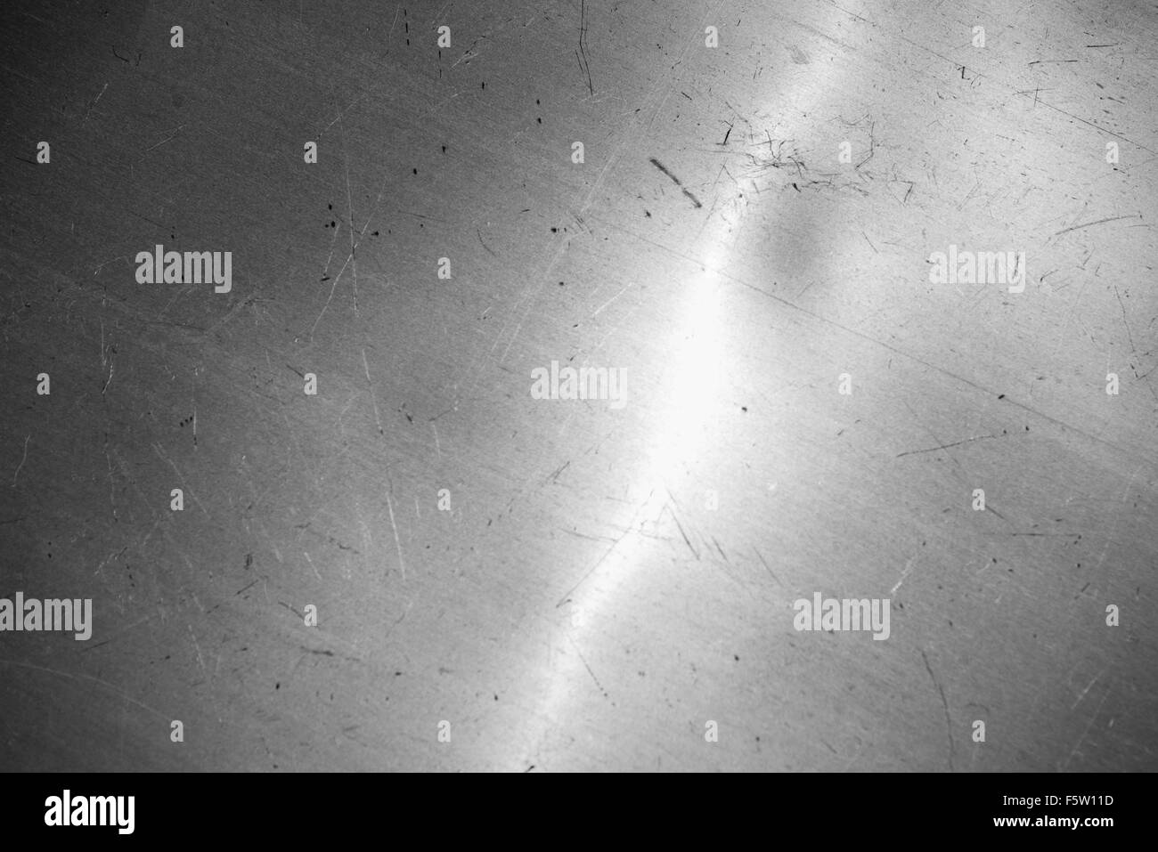 Graffiato texture metallica Foto Stock