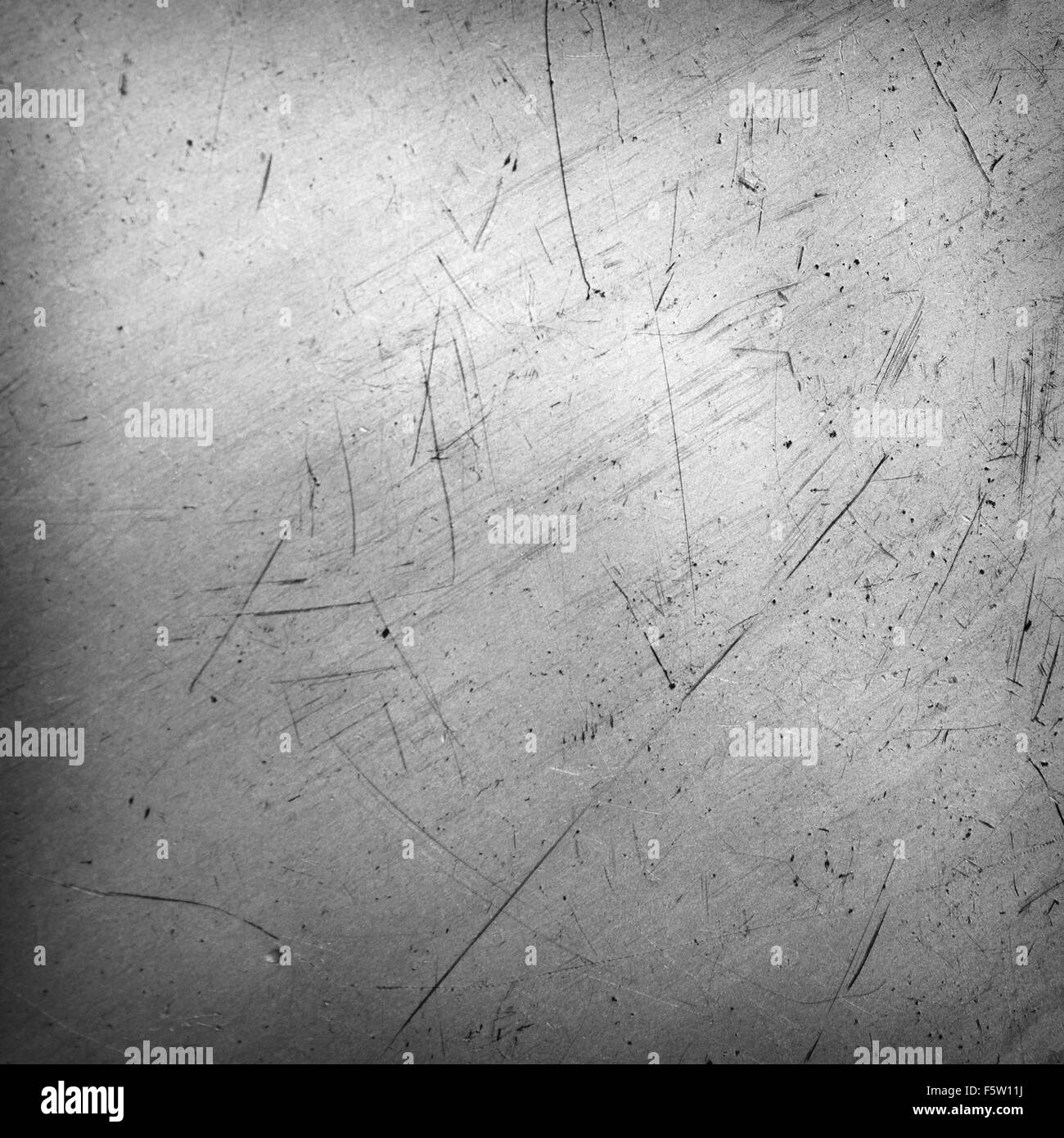 Graffiato texture metallica Foto Stock