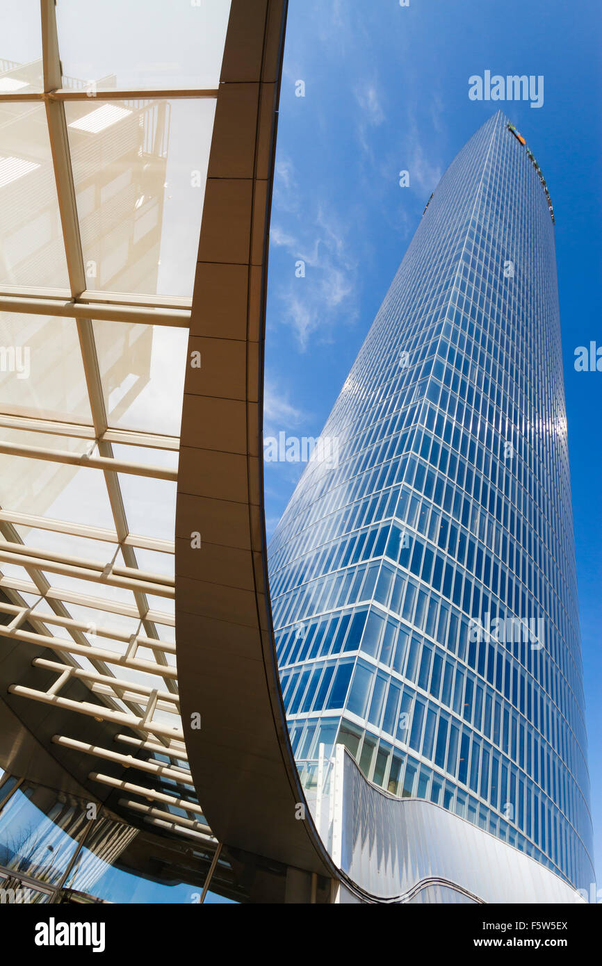 Iberdrola Torre. Bilbao Biscay, Paesi Baschi, l'Europa. Foto Stock