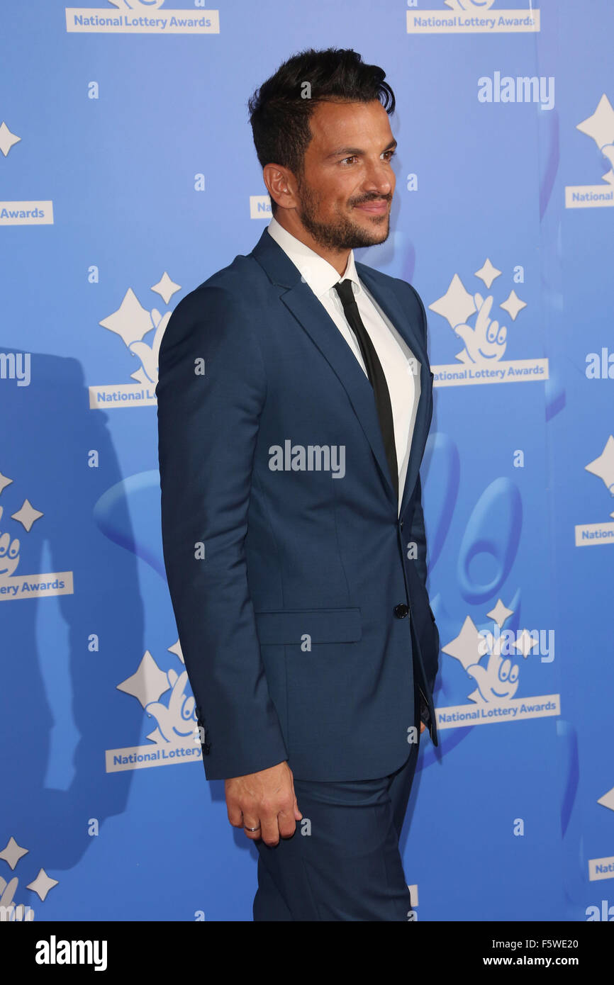 La Lotteria Nazionale Awards 2015 tenutasi presso la London Studios - Arrivi con: Peter Andre dove: Londra, Regno Unito quando: 11 Set 2015 Foto Stock