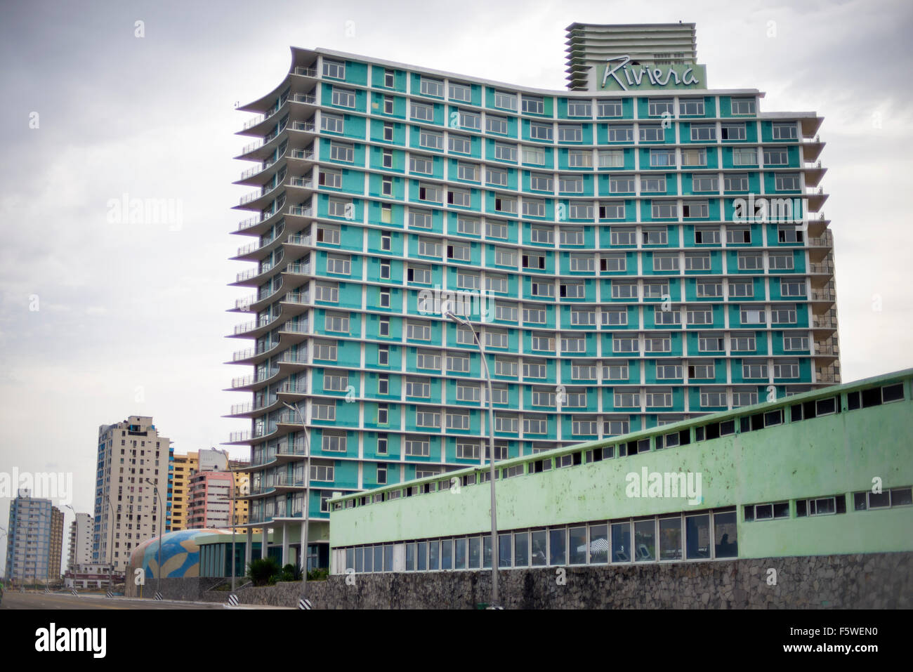 La famosa Riviera Hotel in Havana, Cuba Foto Stock