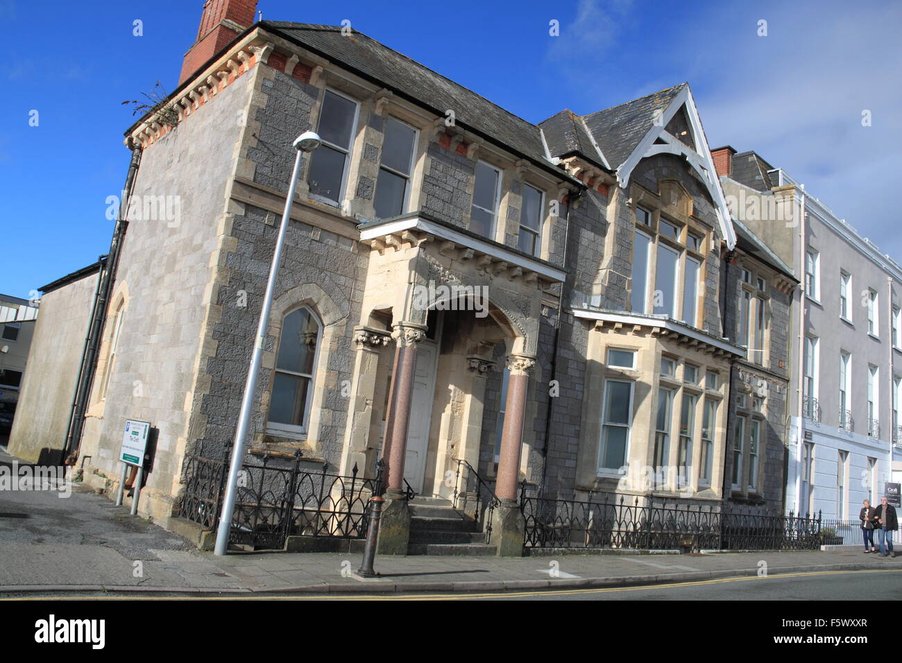 Tenby e County Club, il Croft, Tenby, Pembrokeshire, Dyfed Galles, Gran Bretagna, Regno Unito Regno Unito, Europa Foto Stock