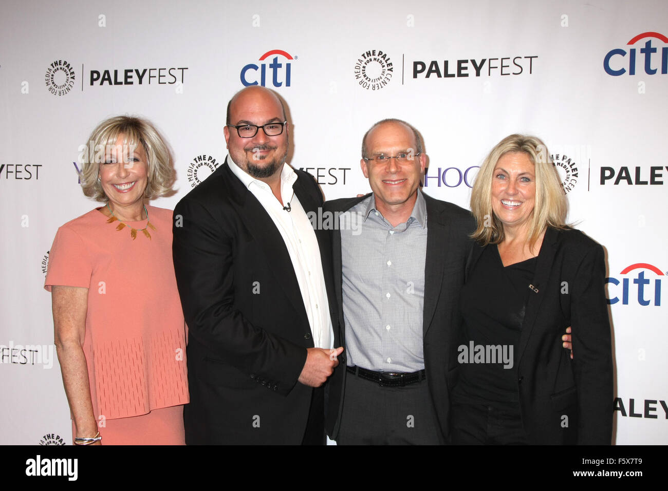 Il Paley Centre for Media's PaleyFest 2015 Fall TV Preview - "CSI' saluto di addio al Paley Center per supporti con: Carol Mendelsohn, Anthony E. Zuiker, Jonathan Littman, Ann Donahue dove: Beverly Hills, in California, negli Stati Uniti quando: 16 set 2 Foto Stock