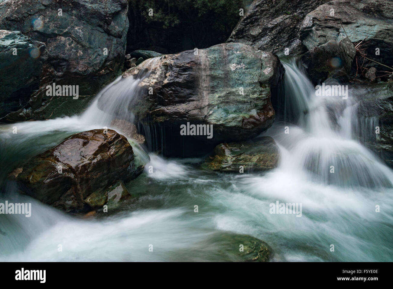 acqua di fiume Foto Stock