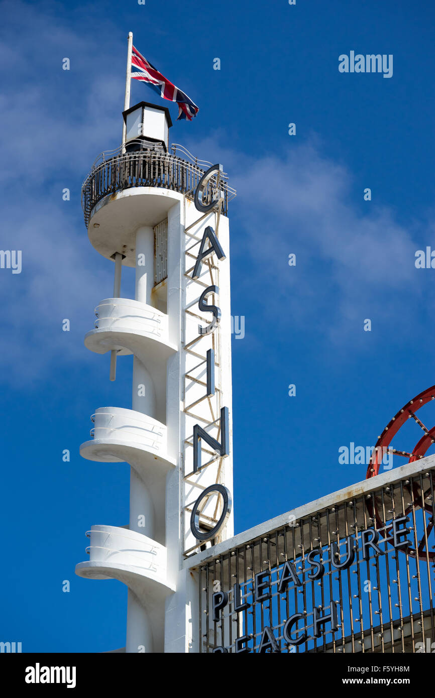 Blackpool Prom Foto Stock