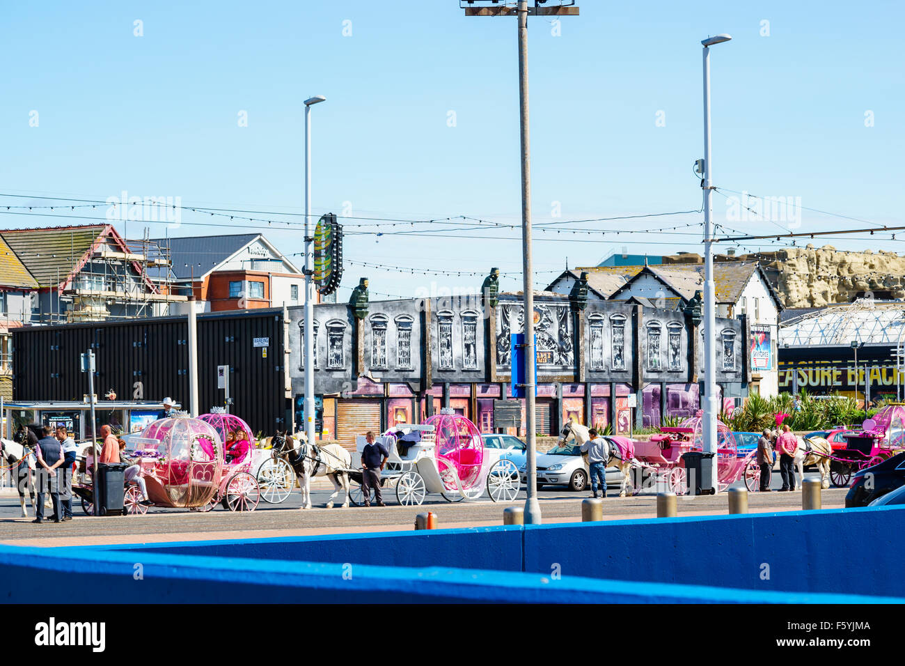 Blackpool Prom Foto Stock