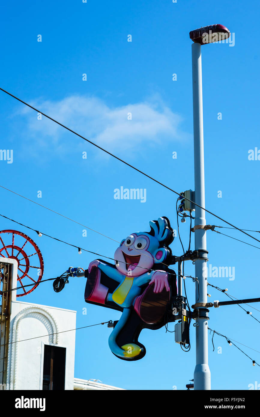 Blackpool Prom Foto Stock
