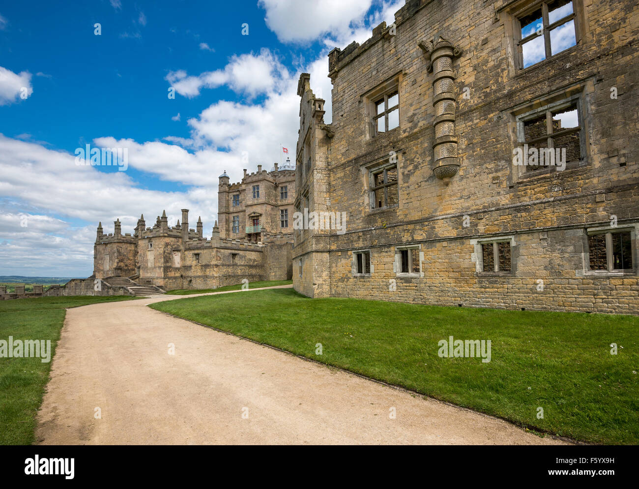 Bolsover castle nel Derbyshire. Foto Stock