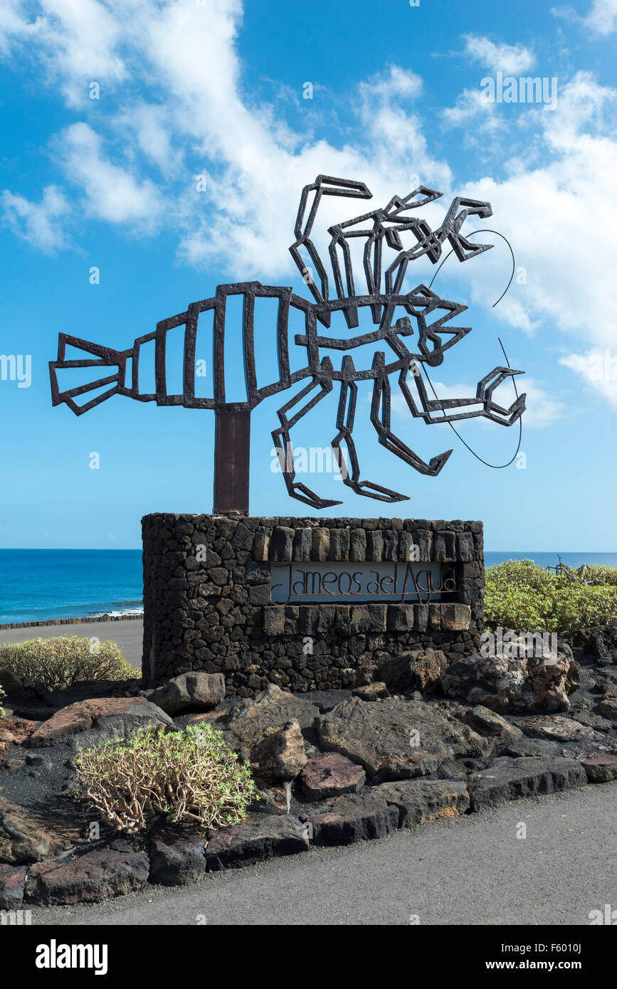 Jameos del Agua, Lanzarote nelle Isole Canarie, Spagna Foto Stock