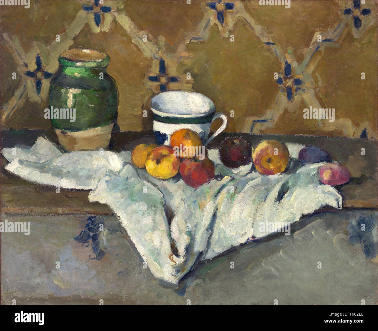 Puzzle 1000 Pezzi Lais Paul Cézanne - Natura Morta Con Mele, Opera Post-impressionista, Formato Classico