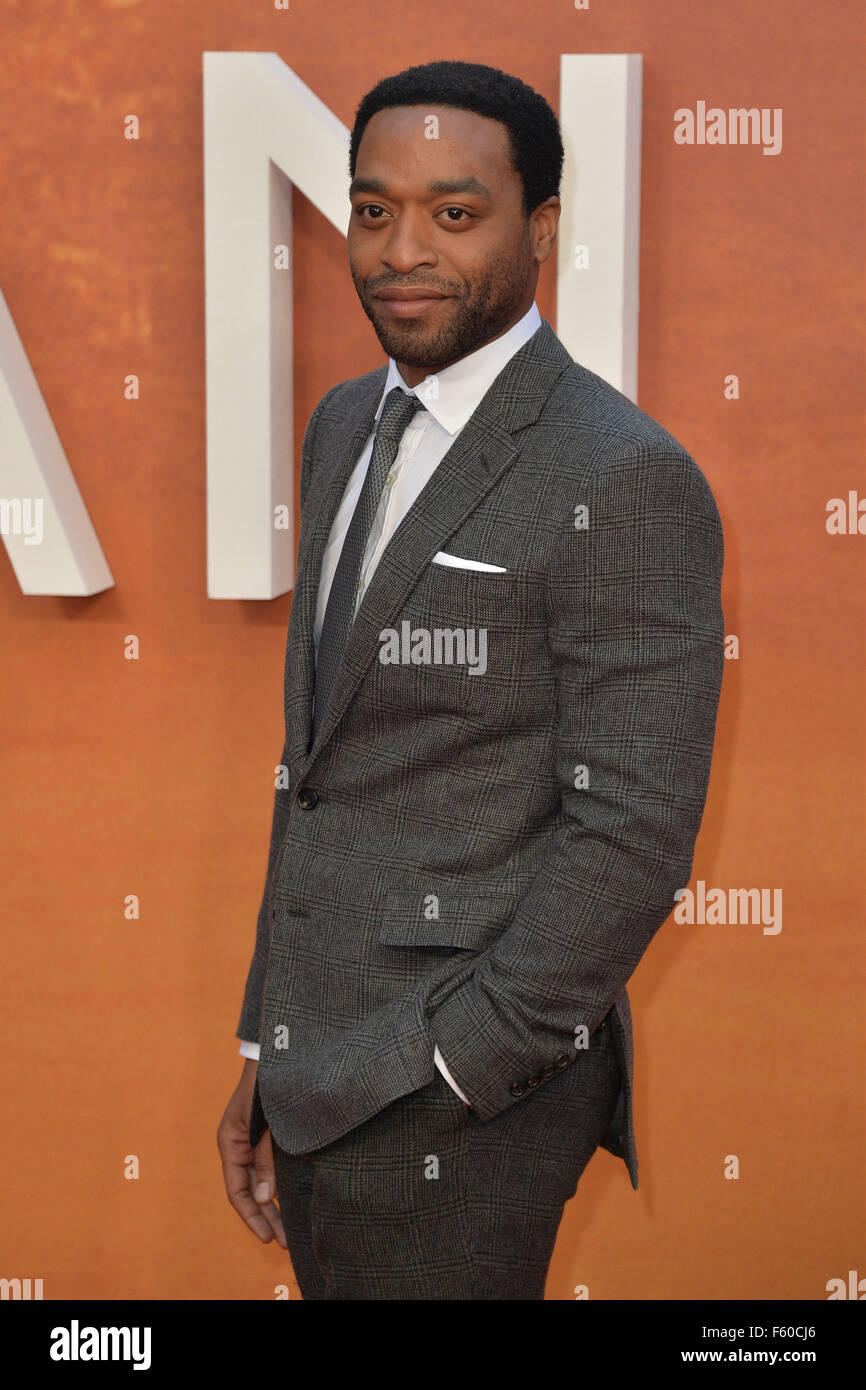 Premiere europeo di 'Il marziano' all'Odeon Leicester Square offre: Chiwetel Ejiofor dove: Londra, Regno Unito quando: 24 Set 2015 Foto Stock