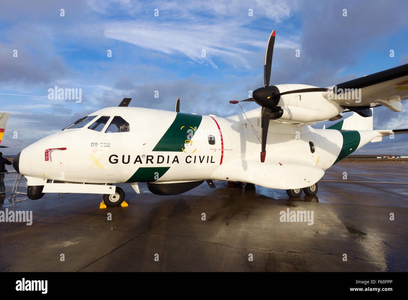 Guardia Civil spagnola Casa CN-235 patrol aeromobili. Foto Stock