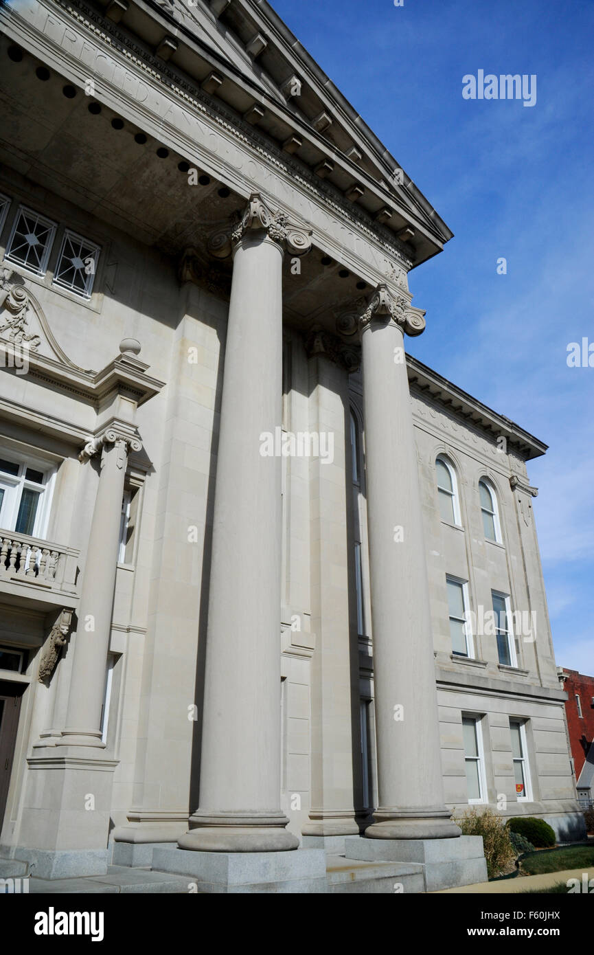 Boone County Courthouse, Libano, Indiana. Terminata nel 1912. Foto Stock