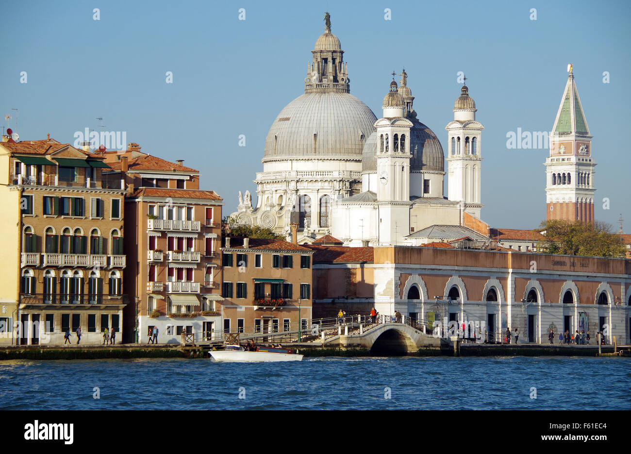 Venezia, Italia, Chiesa di Santa Maria della Salute Foto Stock