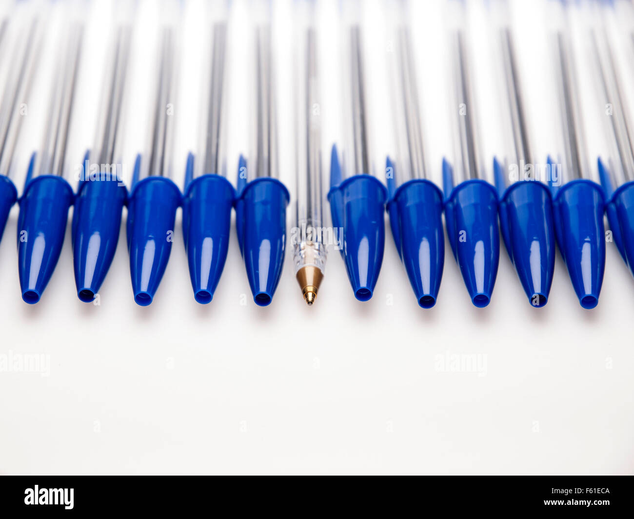 Bic crystal penne blu Foto Stock