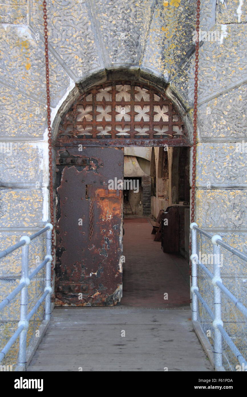 St Catherine's Fort, Tenby, Pembrokeshire, Dyfed Galles, Gran Bretagna, Regno Unito Regno Unito, Europa Foto Stock