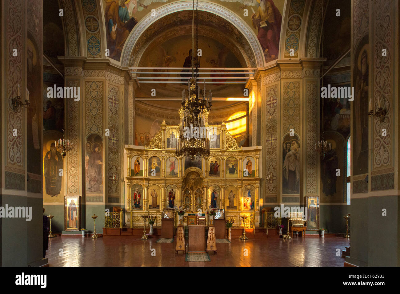 All'interno di Noul Neamt Monastero, Chitcani Foto Stock