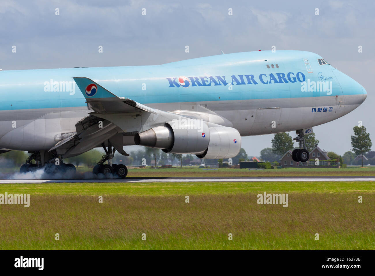 Korean Air Cargo Boeing 747 Foto Stock