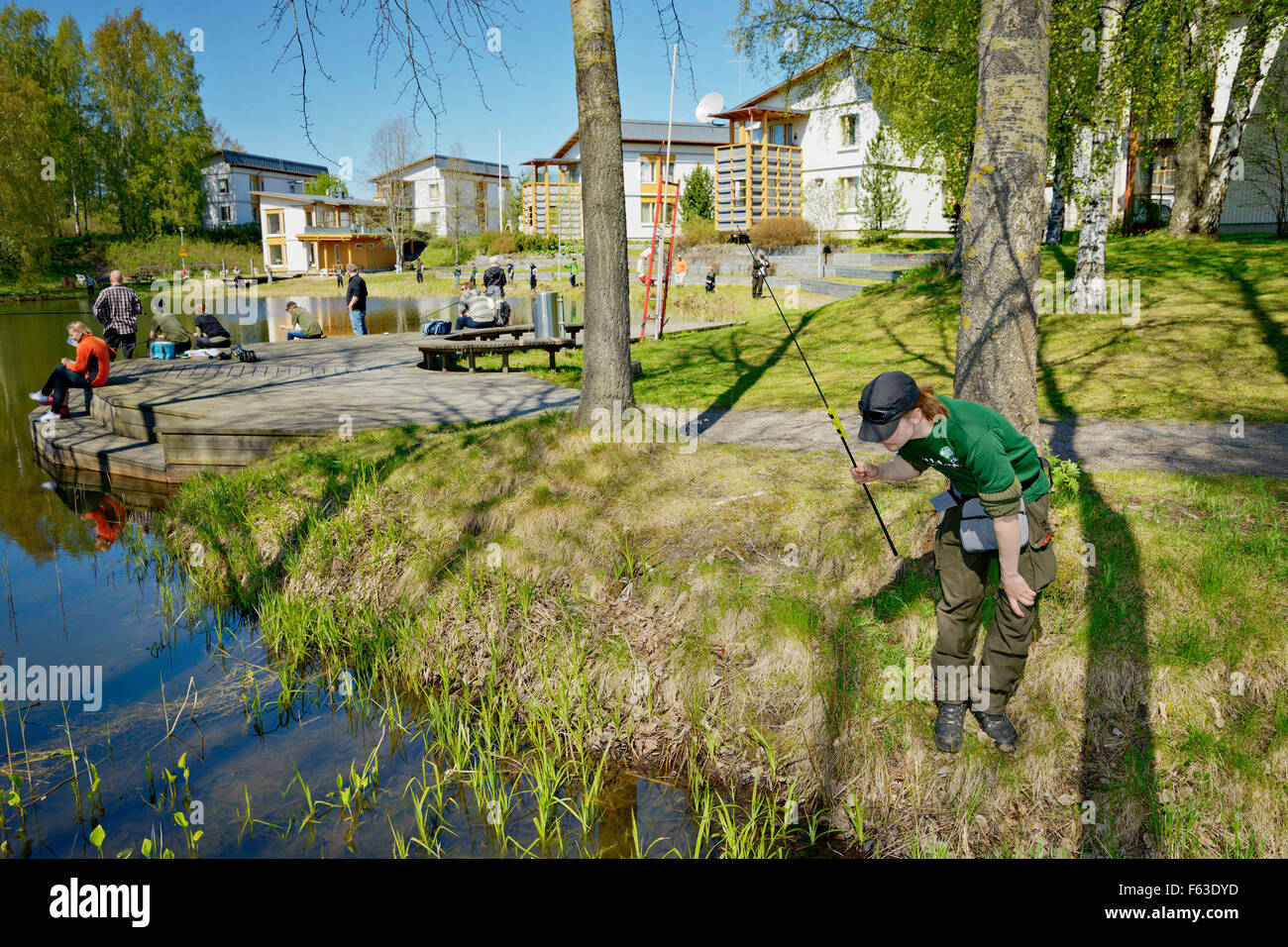 Helsinki maratona di pesce è una gara di pesca dove il vincitore è il team che le catture più diverse specie di pesci in 24 ore. Egli Foto Stock